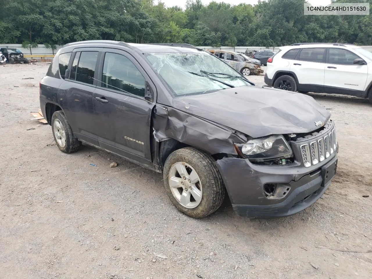 2017 Jeep Compass Latitude VIN: 1C4NJCEA4HD151630 Lot: 58271663