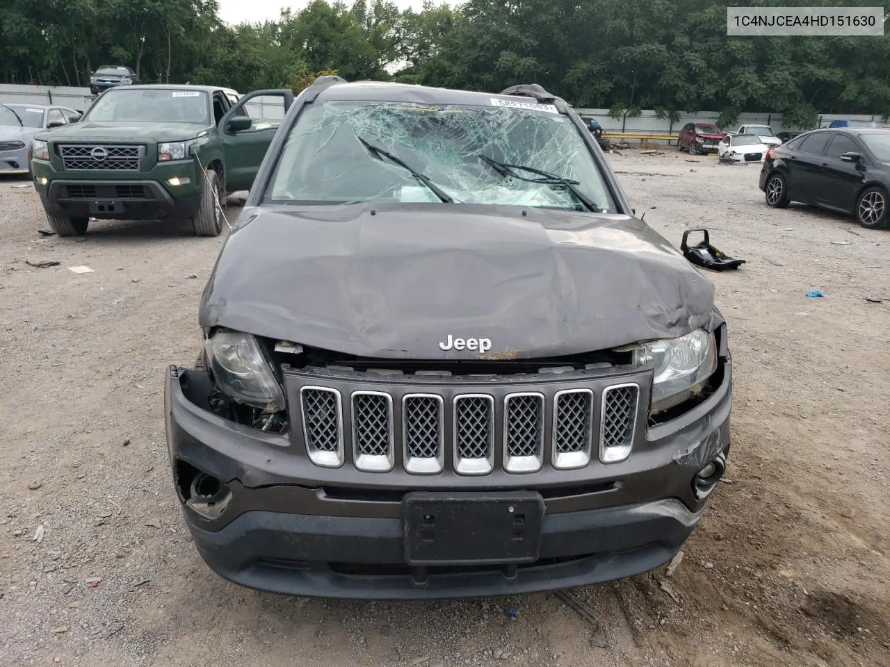 2017 Jeep Compass Latitude VIN: 1C4NJCEA4HD151630 Lot: 58271663