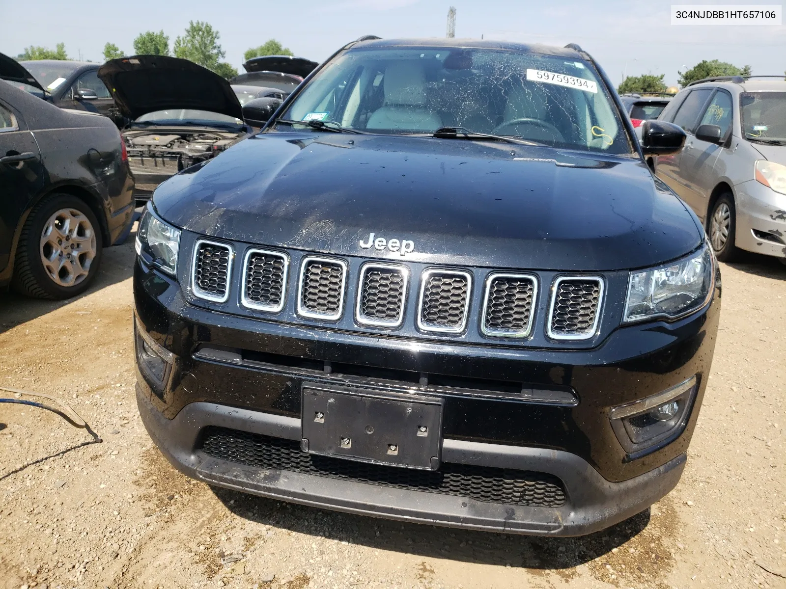 3C4NJDBB1HT657106 2017 Jeep Compass Latitude