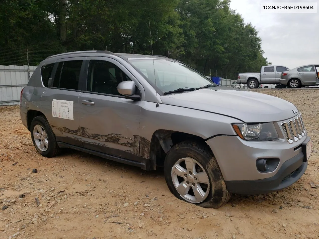 2017 Jeep Compass Latitude VIN: 1C4NJCEB6HD198604 Lot: 60499804