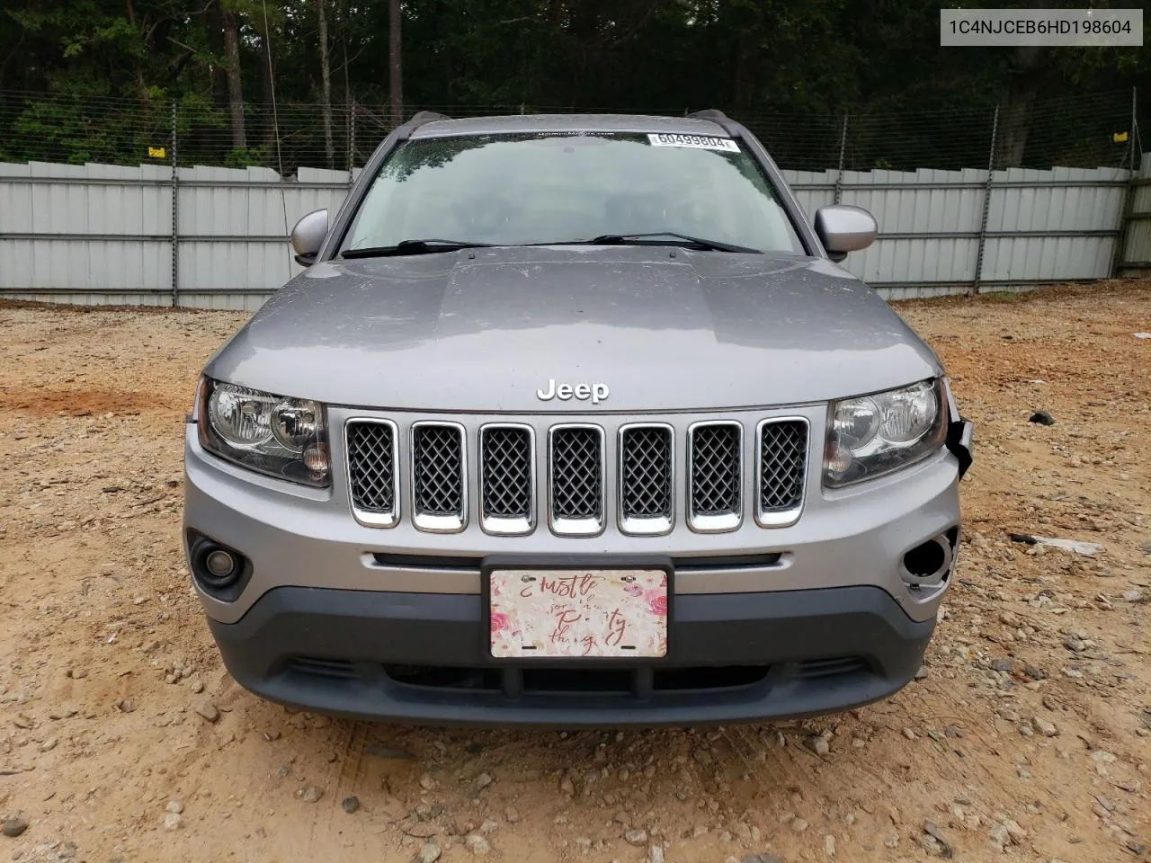 2017 Jeep Compass Latitude VIN: 1C4NJCEB6HD198604 Lot: 60499804