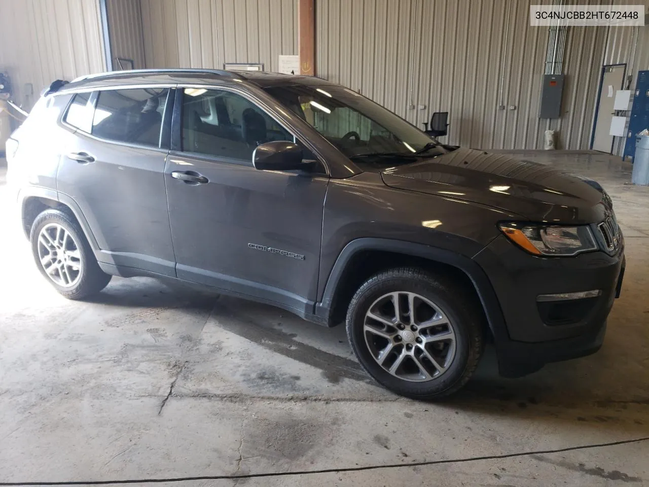 2017 Jeep Compass Latitude VIN: 3C4NJCBB2HT672448 Lot: 60706004