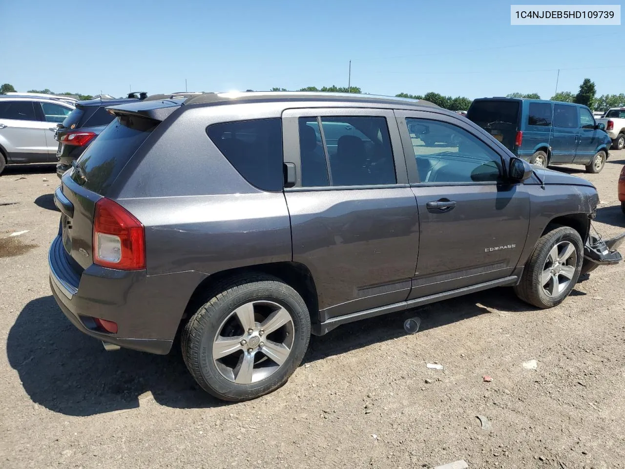 2017 Jeep Compass Latitude VIN: 1C4NJDEB5HD109739 Lot: 60773534