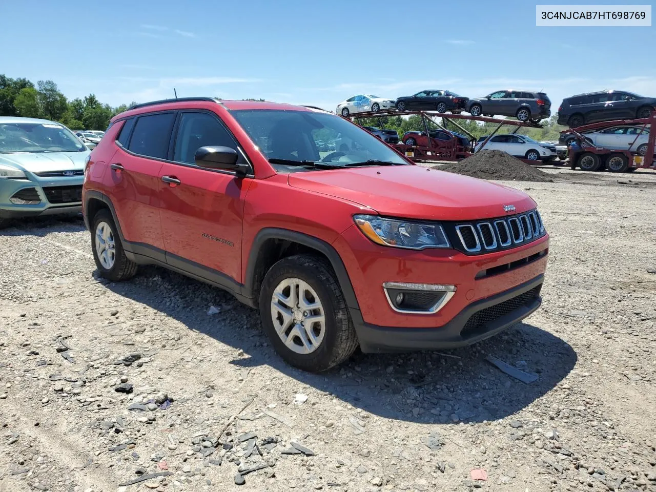 3C4NJCAB7HT698769 2017 Jeep Compass Sport