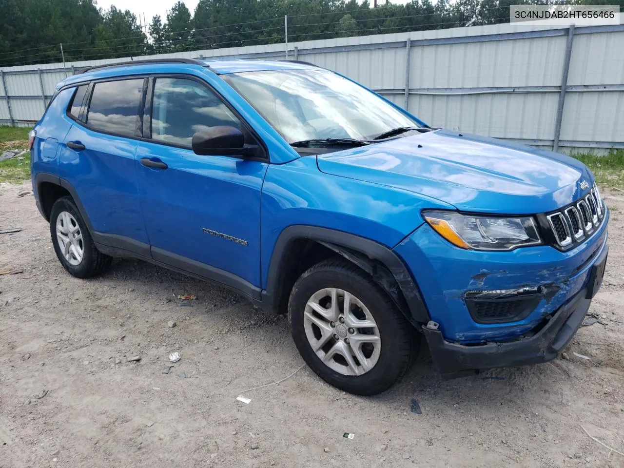 2017 Jeep Compass Sport VIN: 3C4NJDAB2HT656466 Lot: 62266564