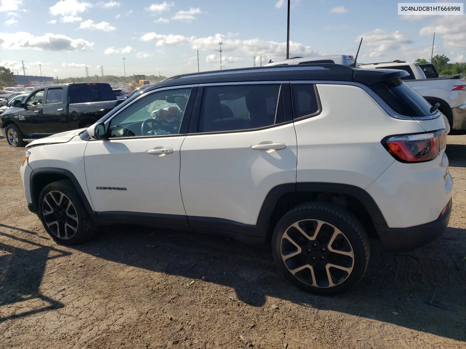 2017 Jeep Compass Limited VIN: 3C4NJDCB1HT666998 Lot: 63811154