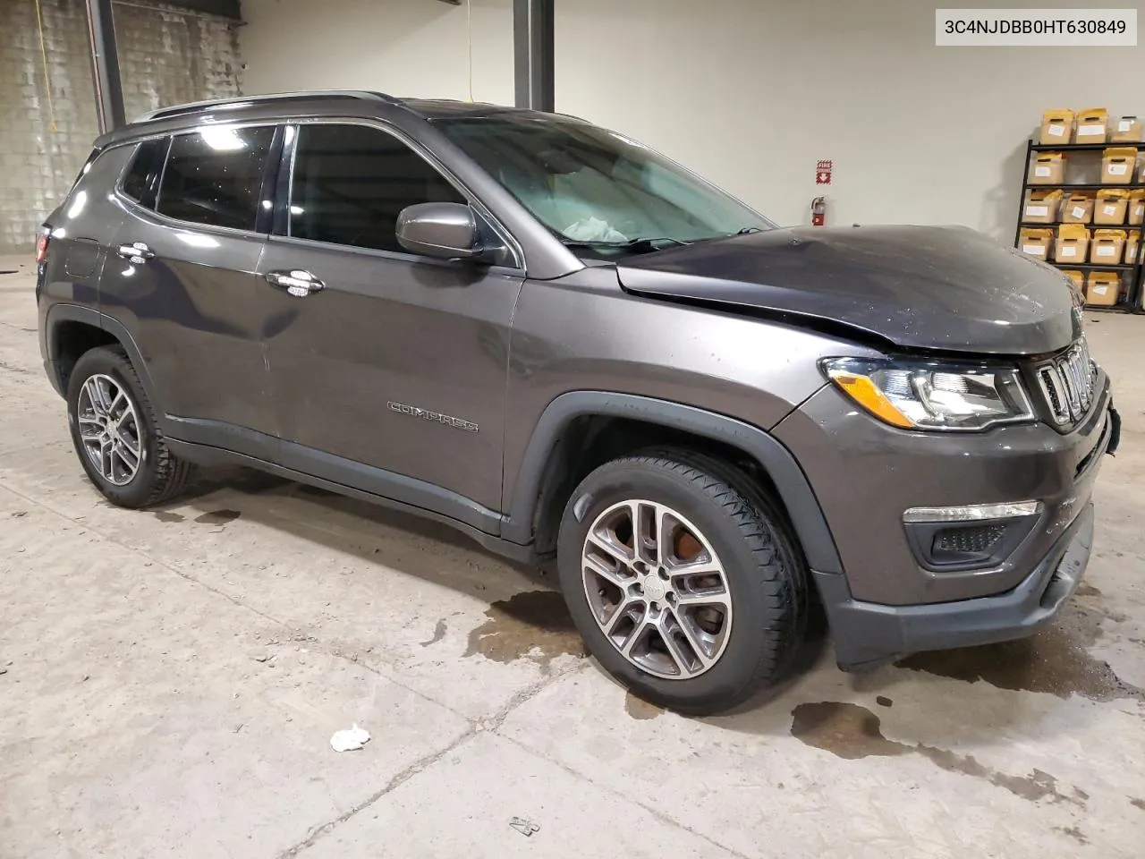 2017 Jeep Compass Latitude VIN: 3C4NJDBB0HT630849 Lot: 64981514