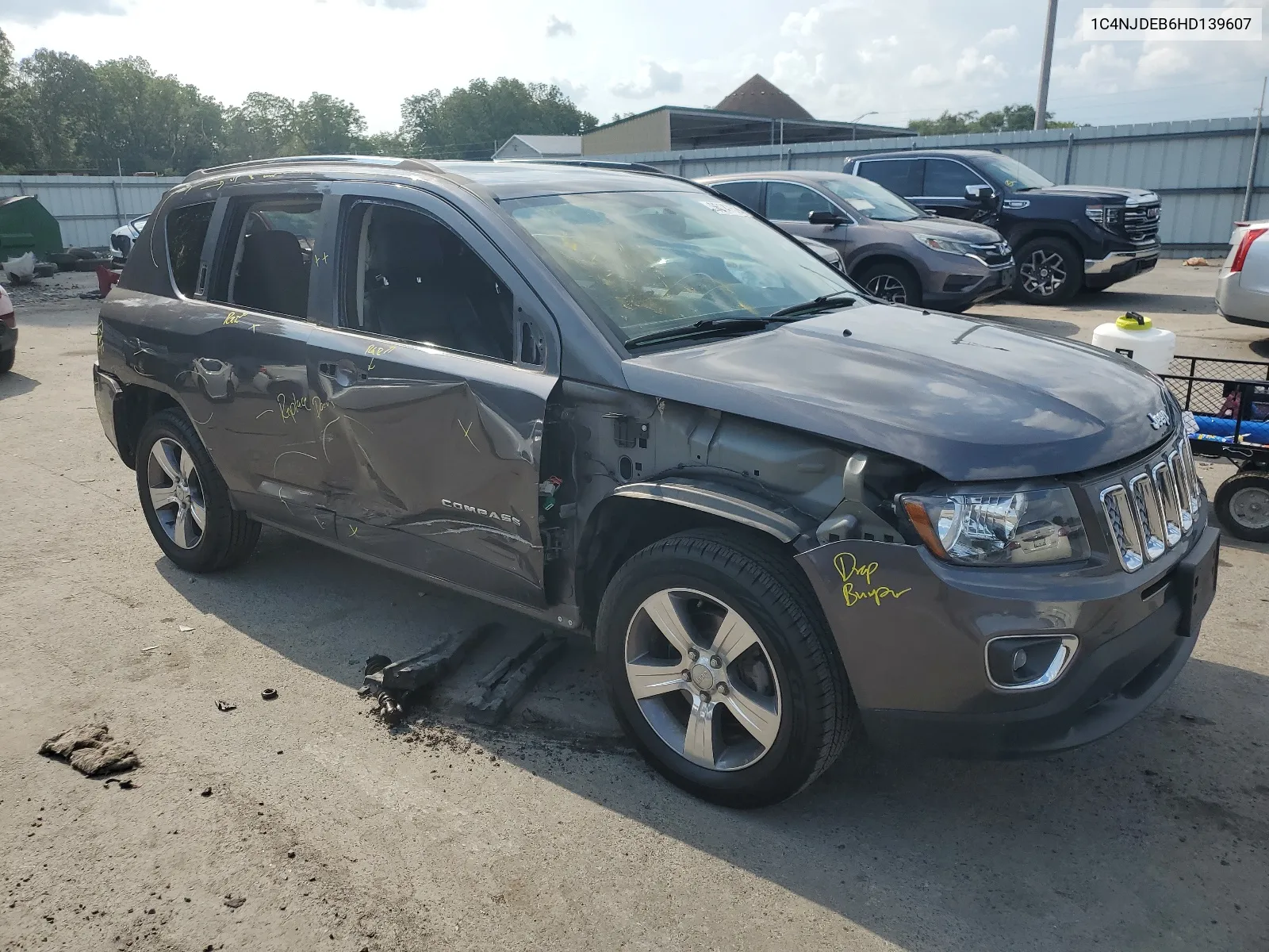 1C4NJDEB6HD139607 2017 Jeep Compass Latitude