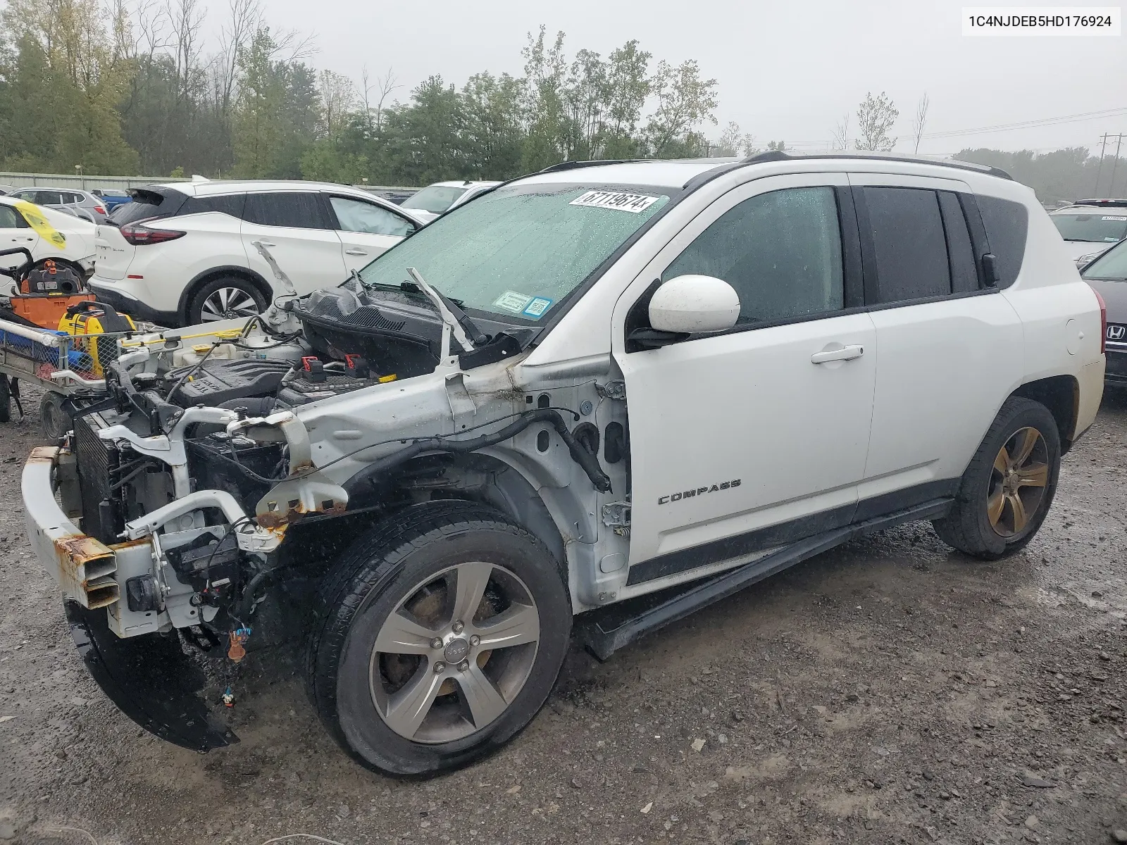 1C4NJDEB5HD176924 2017 Jeep Compass Latitude