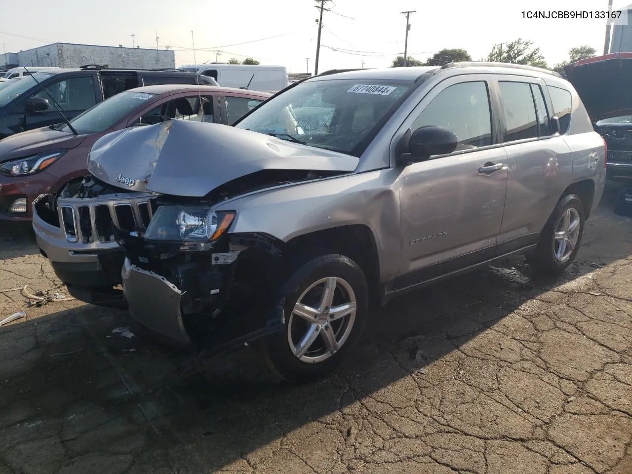 2017 Jeep Compass Sport VIN: 1C4NJCBB9HD133167 Lot: 67740844