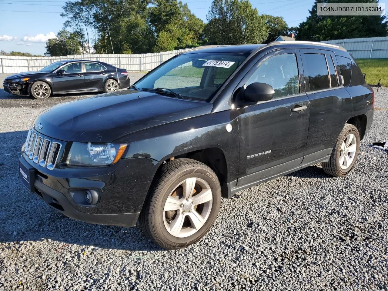 2017 Jeep Compass Sport VIN: 1C4NJDBB7HD159384 Lot: 67753974