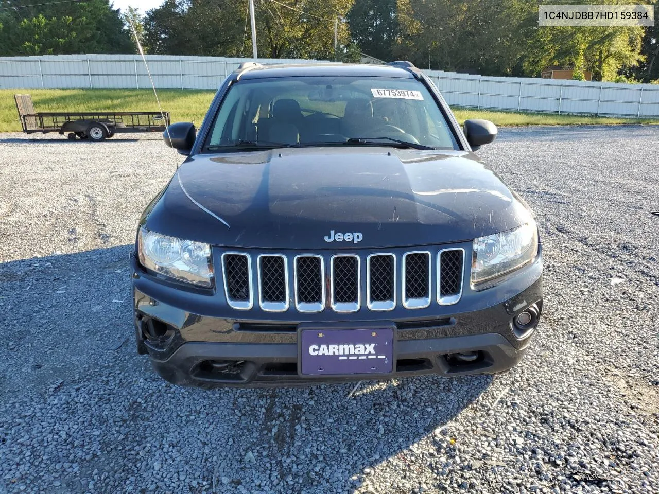 2017 Jeep Compass Sport VIN: 1C4NJDBB7HD159384 Lot: 67753974