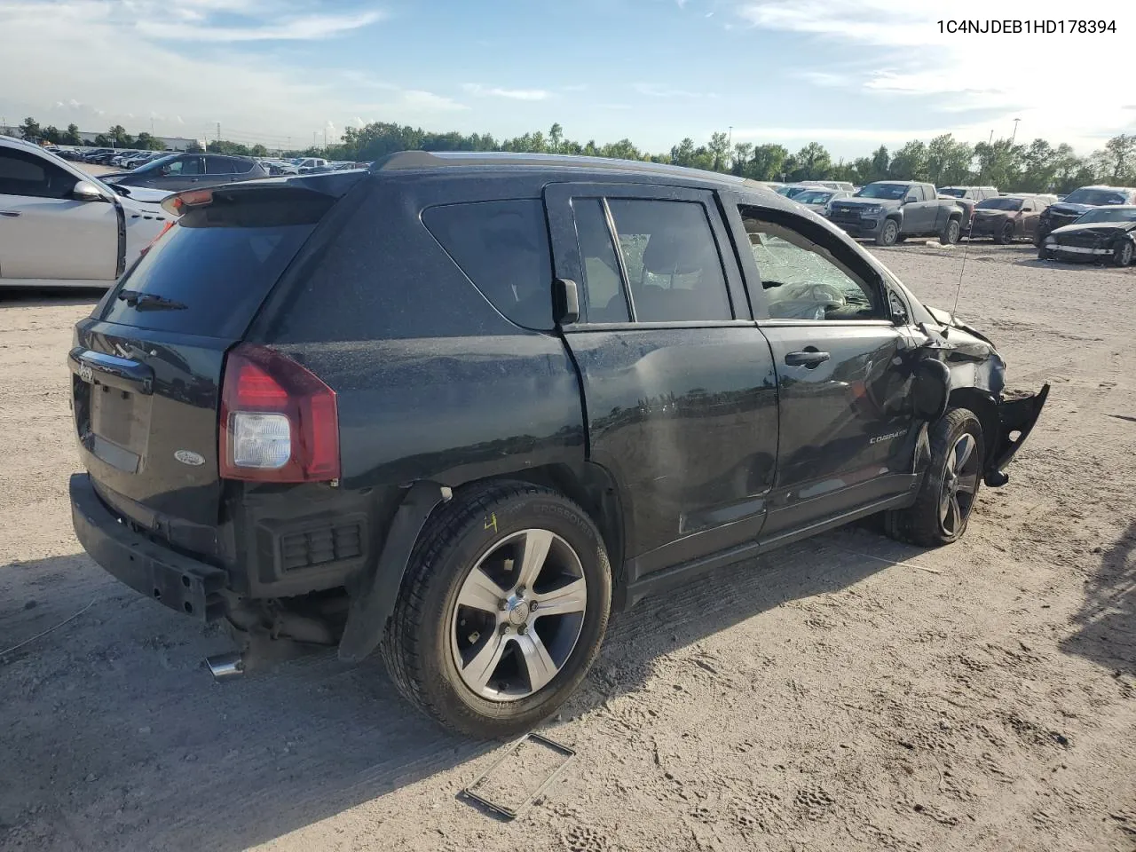 2017 Jeep Compass Latitude VIN: 1C4NJDEB1HD178394 Lot: 69190134