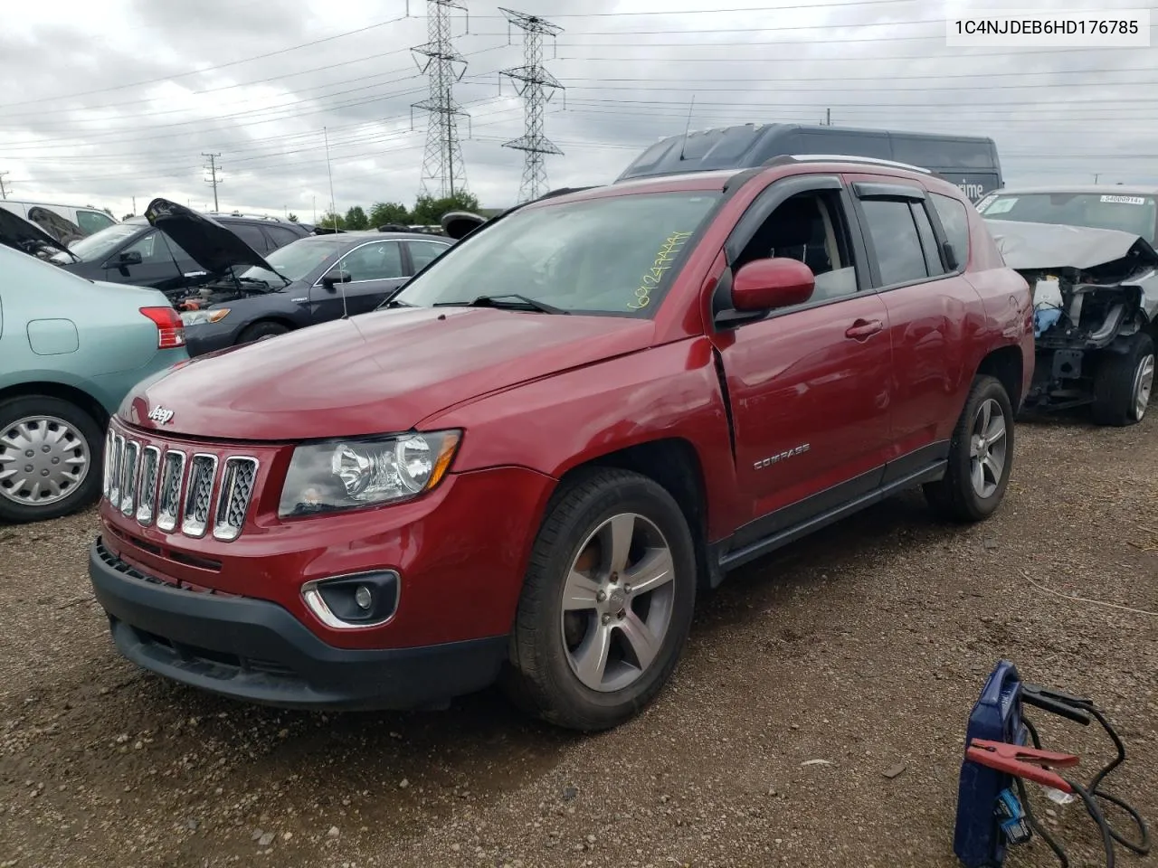 1C4NJDEB6HD176785 2017 Jeep Compass Latitude