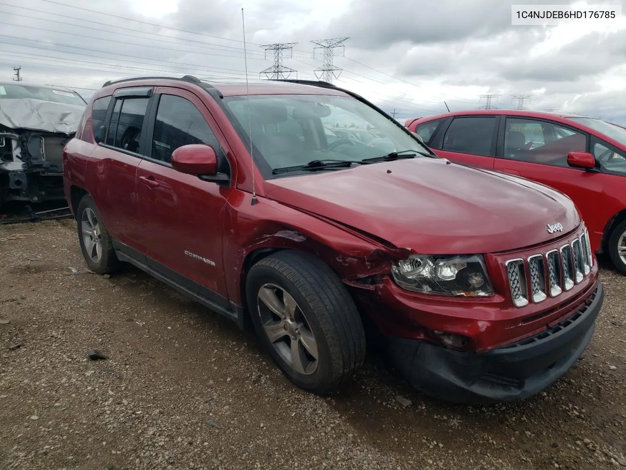 1C4NJDEB6HD176785 2017 Jeep Compass Latitude