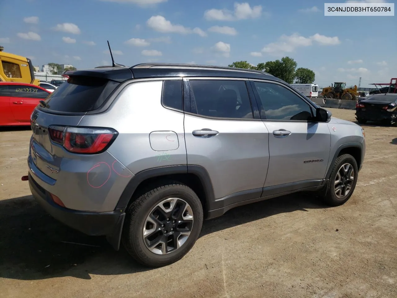 2017 Jeep Compass Trailhawk VIN: 3C4NJDDB3HT650784 Lot: 69301744