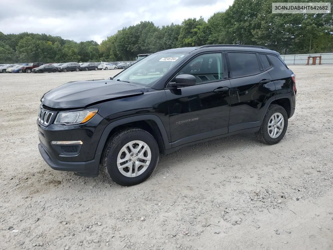 2017 Jeep Compass Sport VIN: 3C4NJDAB4HT642682 Lot: 70246704