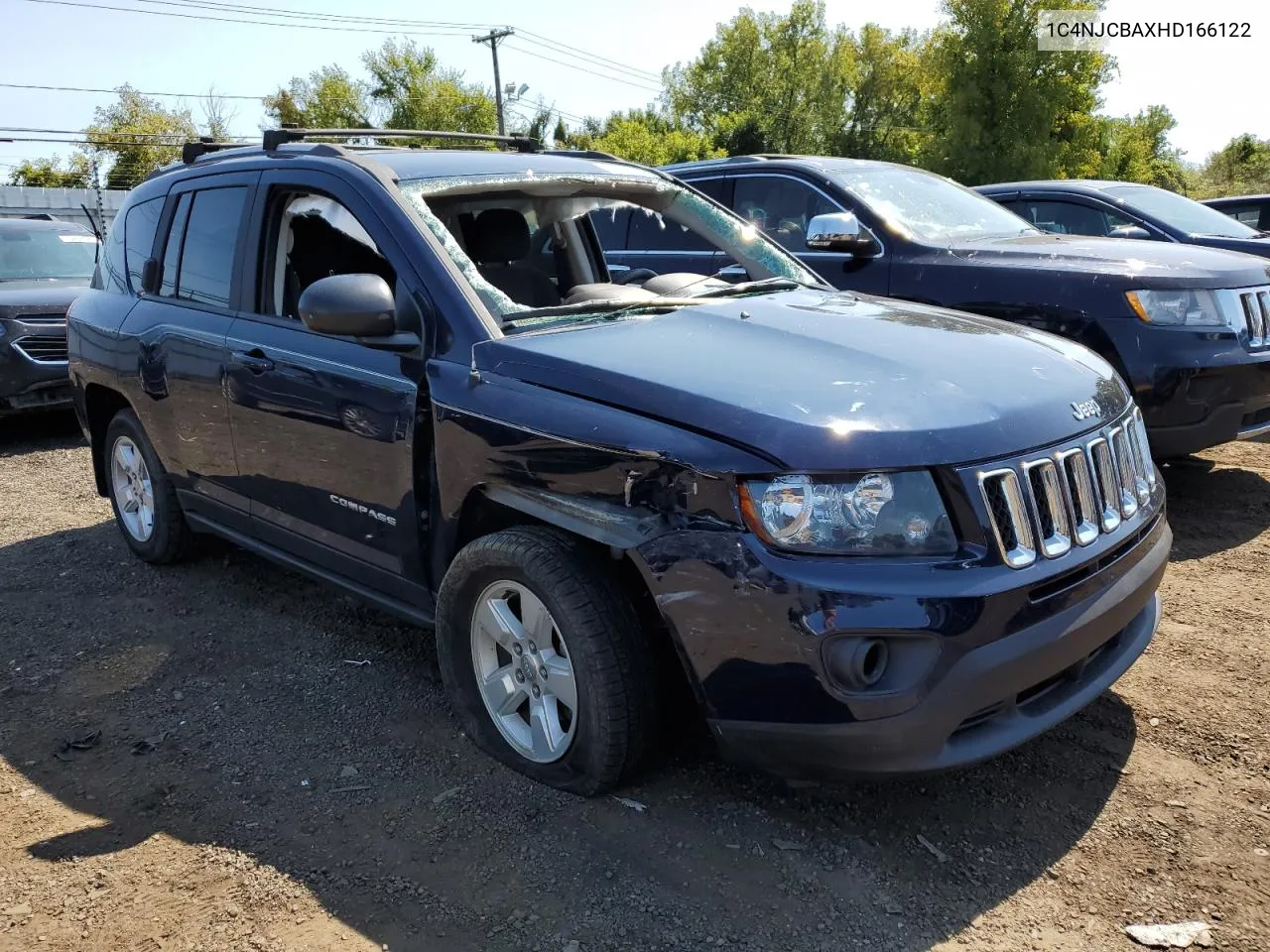 2017 Jeep Compass Sport VIN: 1C4NJCBAXHD166122 Lot: 70402564