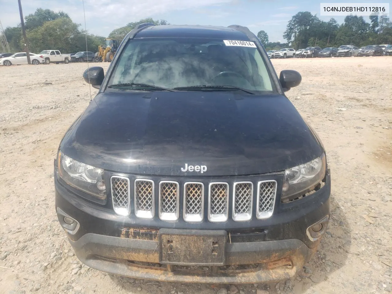 2017 Jeep Compass Latitude VIN: 1C4NJDEB1HD112816 Lot: 70416014