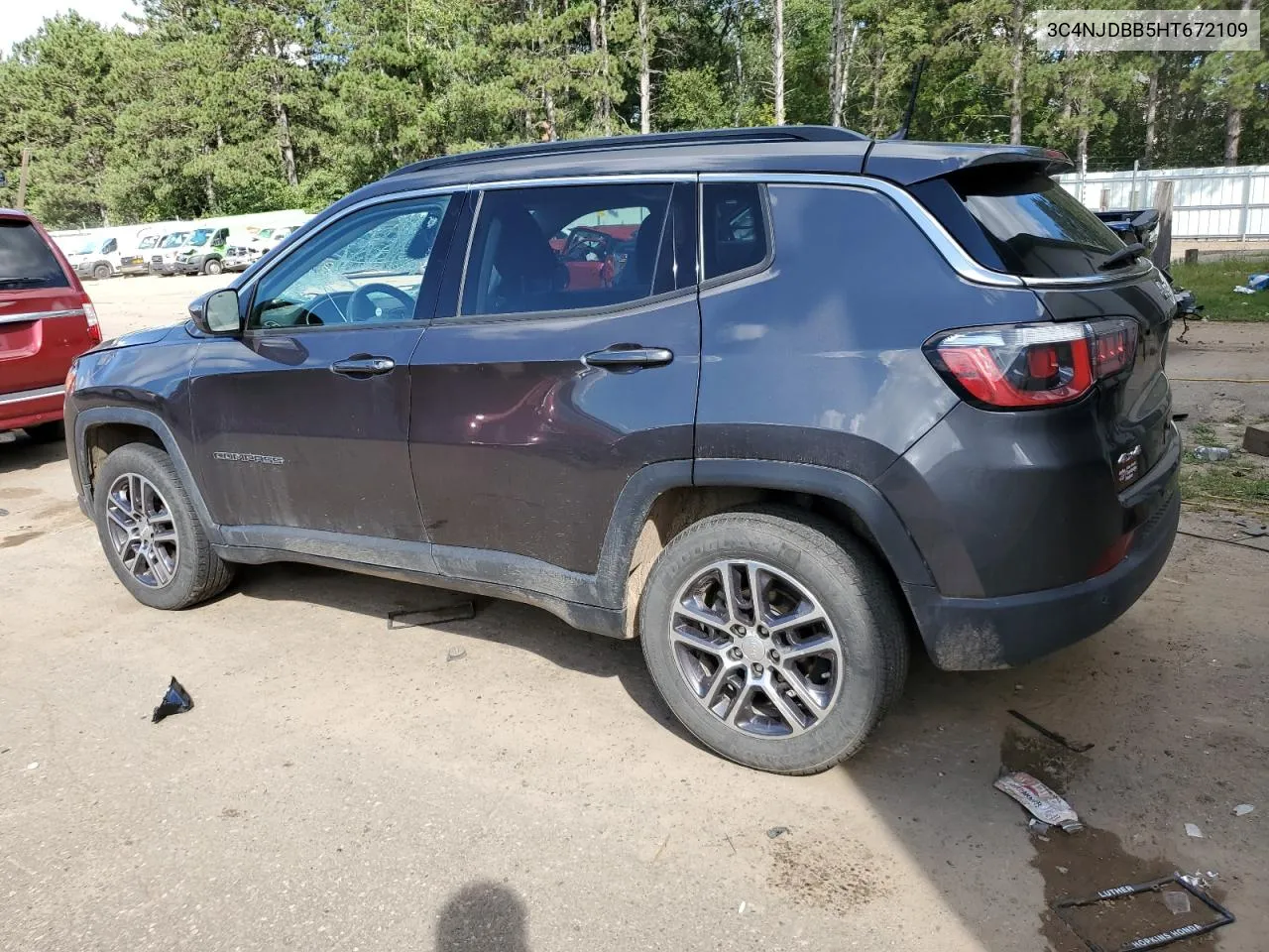 3C4NJDBB5HT672109 2017 Jeep Compass Latitude