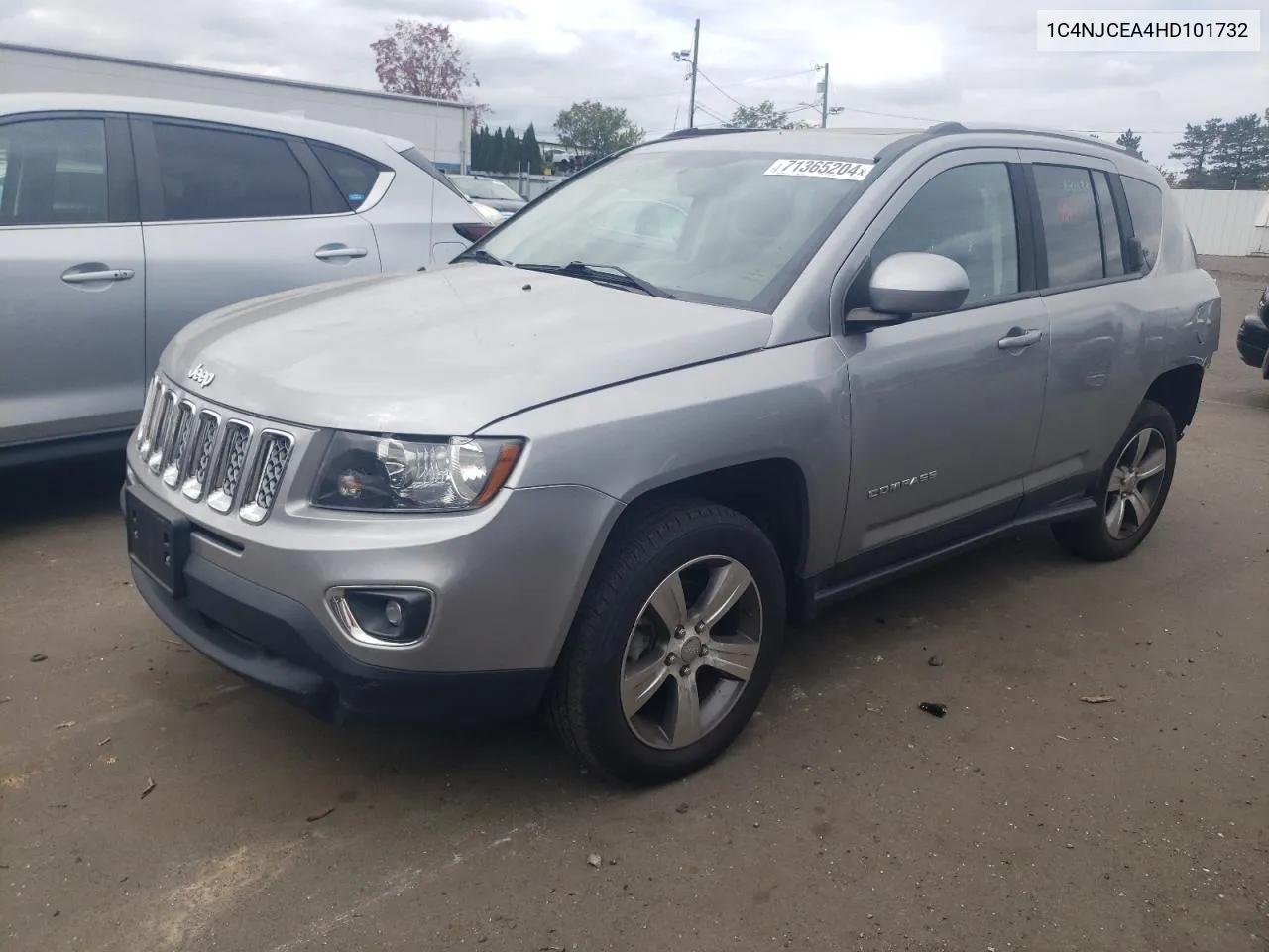 2017 Jeep Compass Latitude VIN: 1C4NJCEA4HD101732 Lot: 71365204