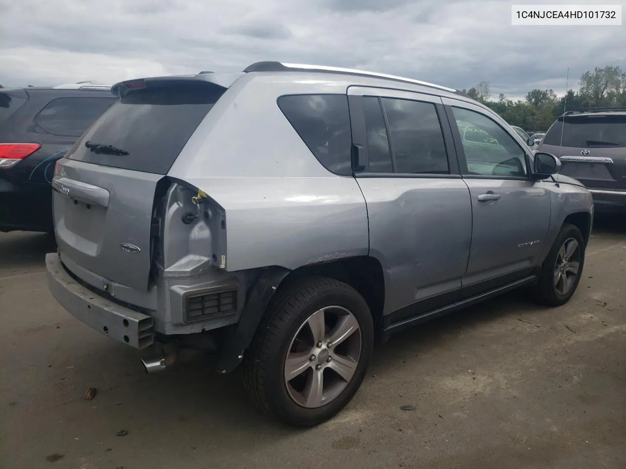 2017 Jeep Compass Latitude VIN: 1C4NJCEA4HD101732 Lot: 71365204