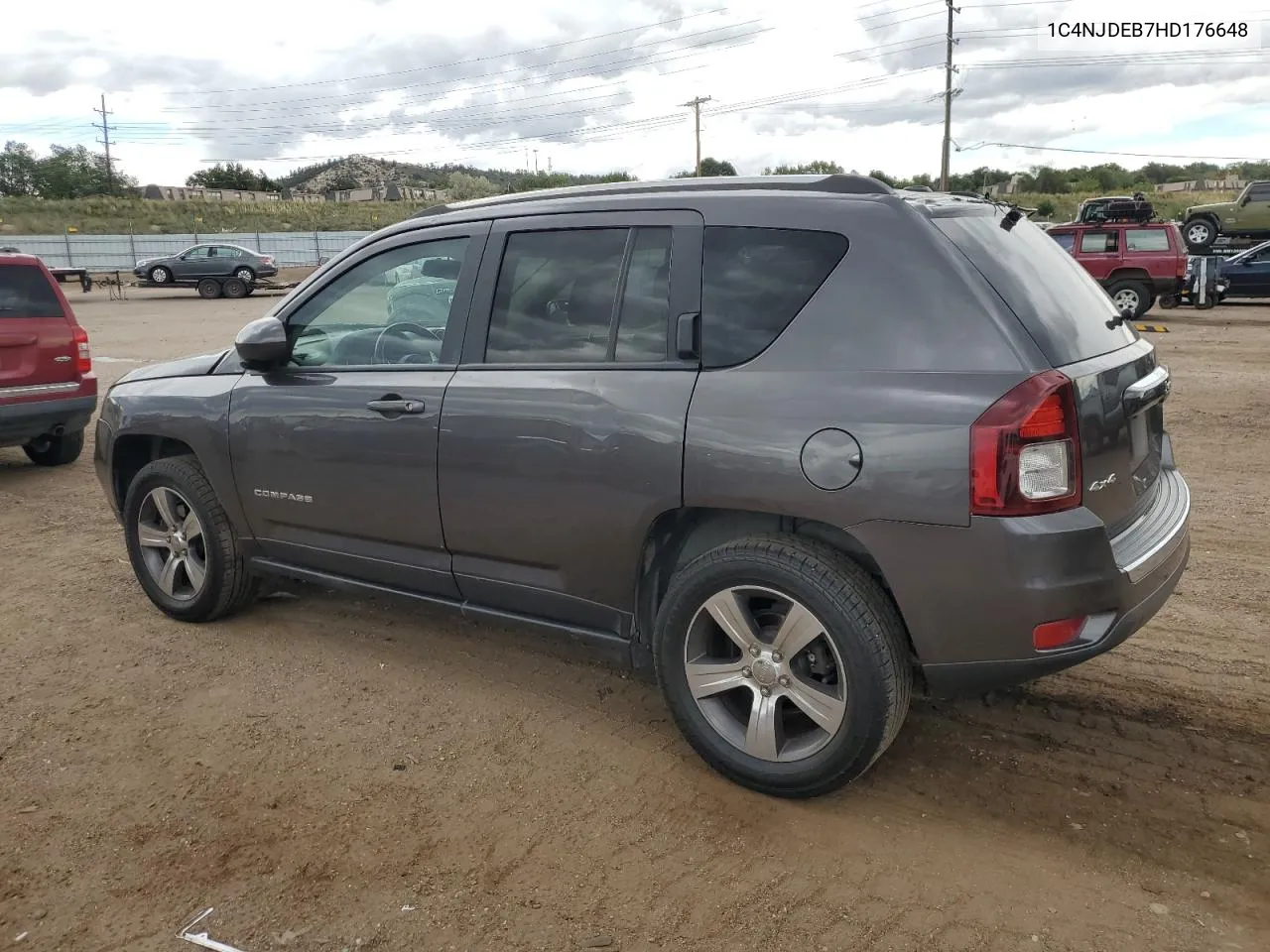 2017 Jeep Compass Latitude VIN: 1C4NJDEB7HD176648 Lot: 71863074