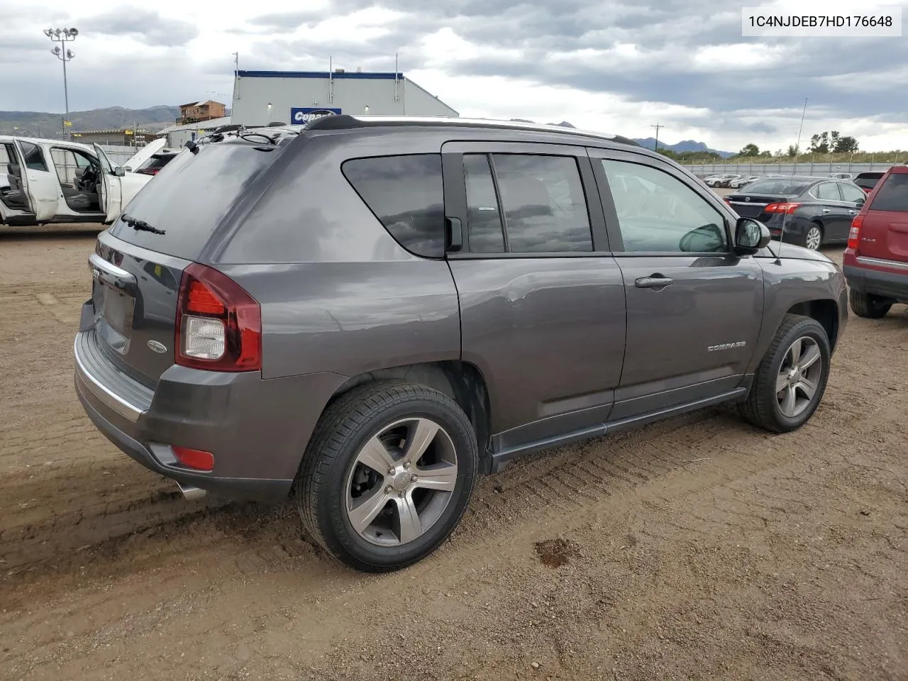 2017 Jeep Compass Latitude VIN: 1C4NJDEB7HD176648 Lot: 71863074