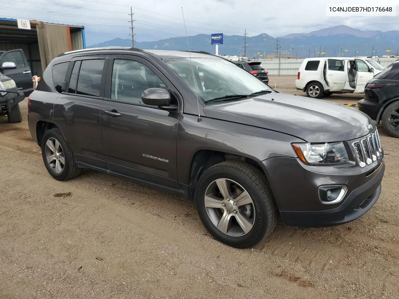 2017 Jeep Compass Latitude VIN: 1C4NJDEB7HD176648 Lot: 71863074