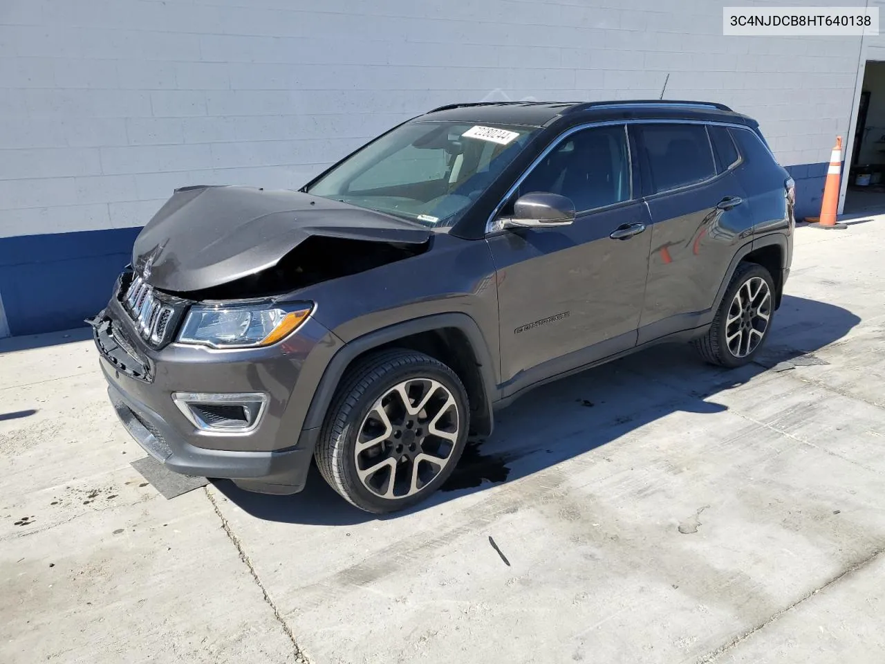 2017 Jeep Compass Limited VIN: 3C4NJDCB8HT640138 Lot: 72280244