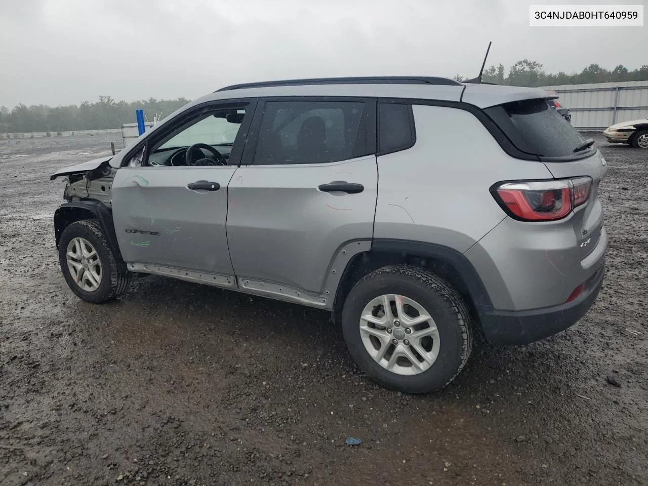 2017 Jeep Compass Sport VIN: 3C4NJDAB0HT640959 Lot: 72478394