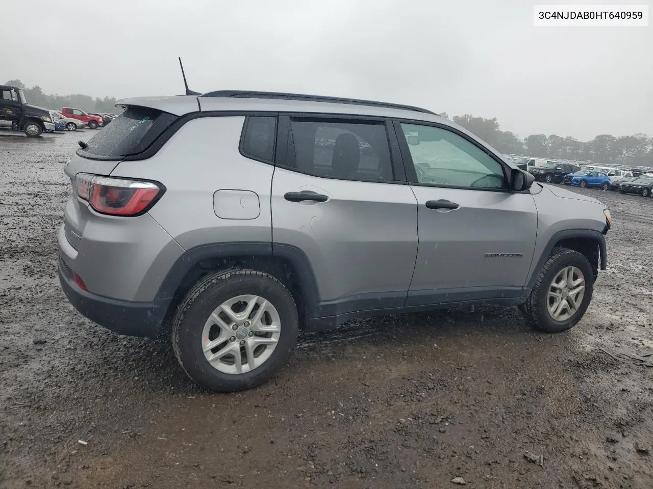 2017 Jeep Compass Sport VIN: 3C4NJDAB0HT640959 Lot: 72478394