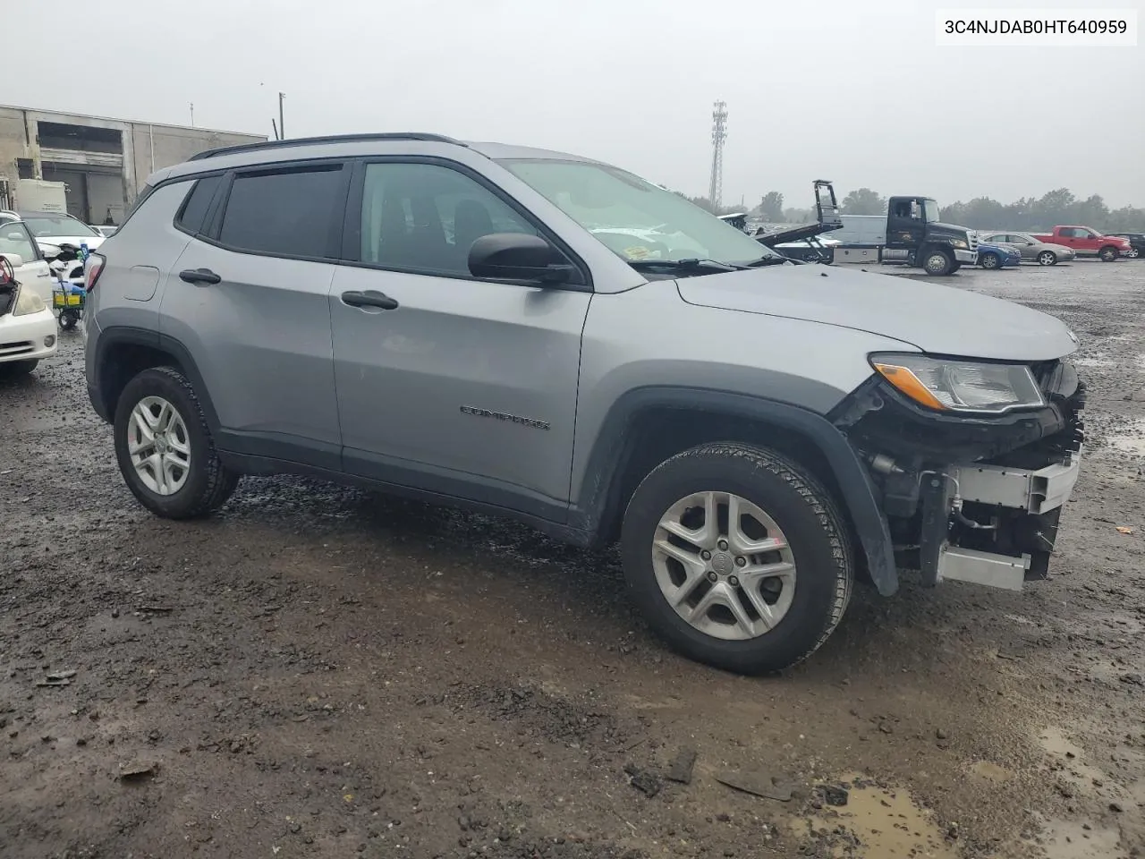 2017 Jeep Compass Sport VIN: 3C4NJDAB0HT640959 Lot: 72478394