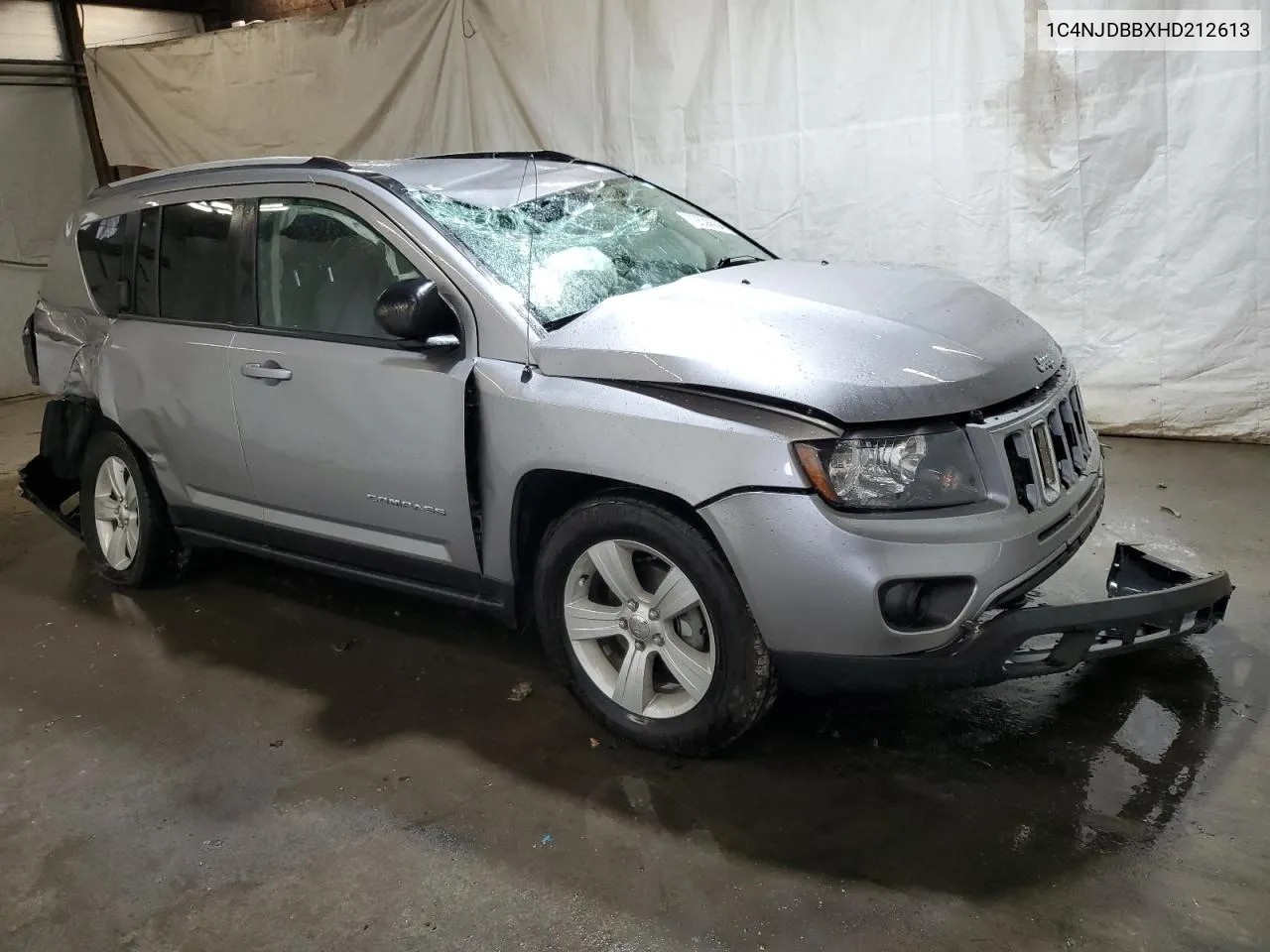 2017 Jeep Compass Sport VIN: 1C4NJDBBXHD212613 Lot: 72608804