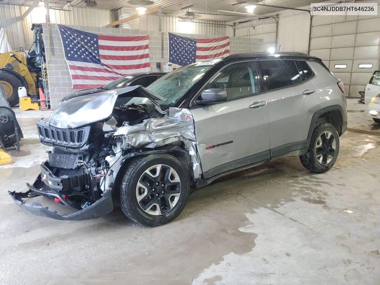 2017 Jeep Compass Trailhawk VIN: 3C4NJDDB7HT646236 Lot: 72613424