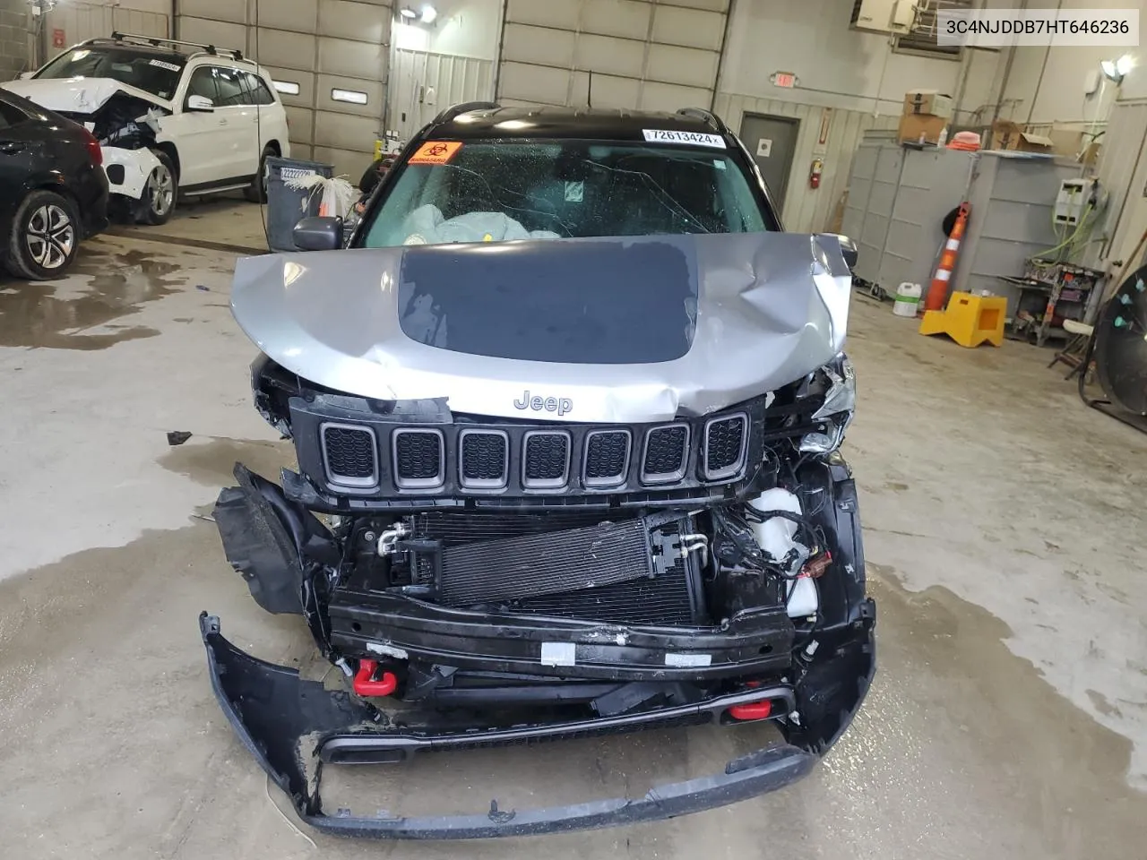 2017 Jeep Compass Trailhawk VIN: 3C4NJDDB7HT646236 Lot: 72613424