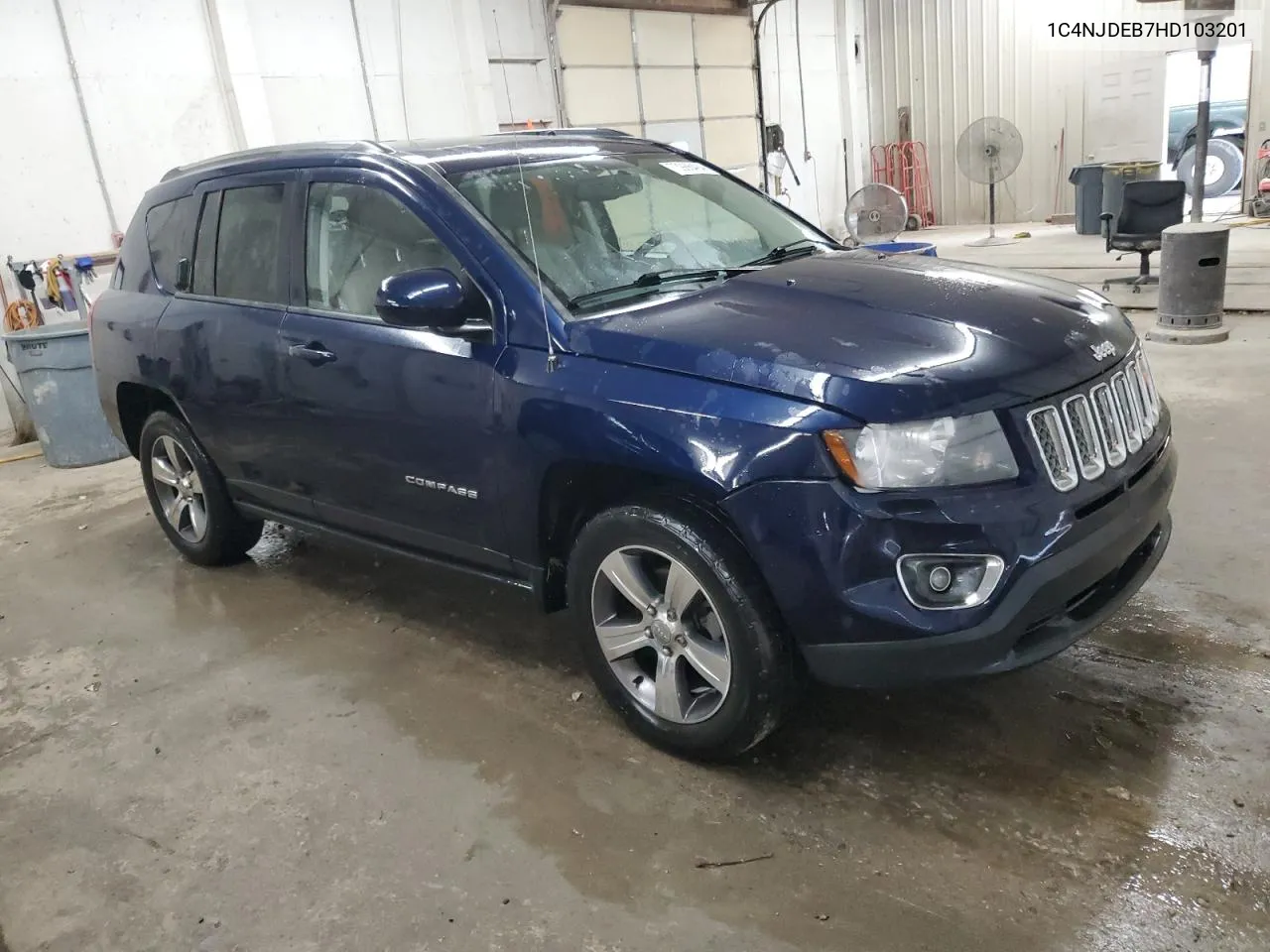 2017 Jeep Compass Latitude VIN: 1C4NJDEB7HD103201 Lot: 73986404