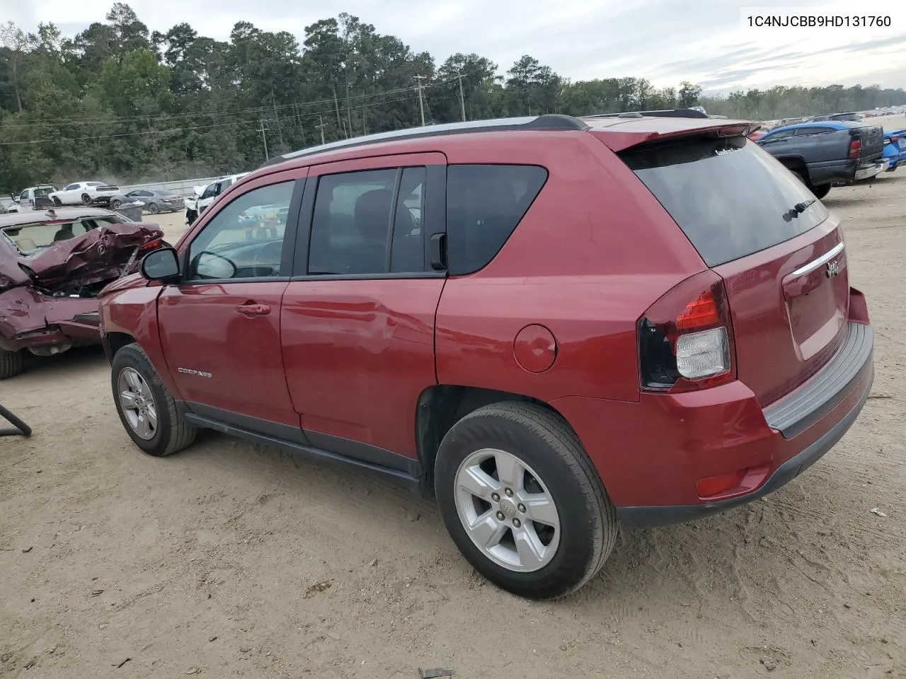 2017 Jeep Compass Sport VIN: 1C4NJCBB9HD131760 Lot: 74073294