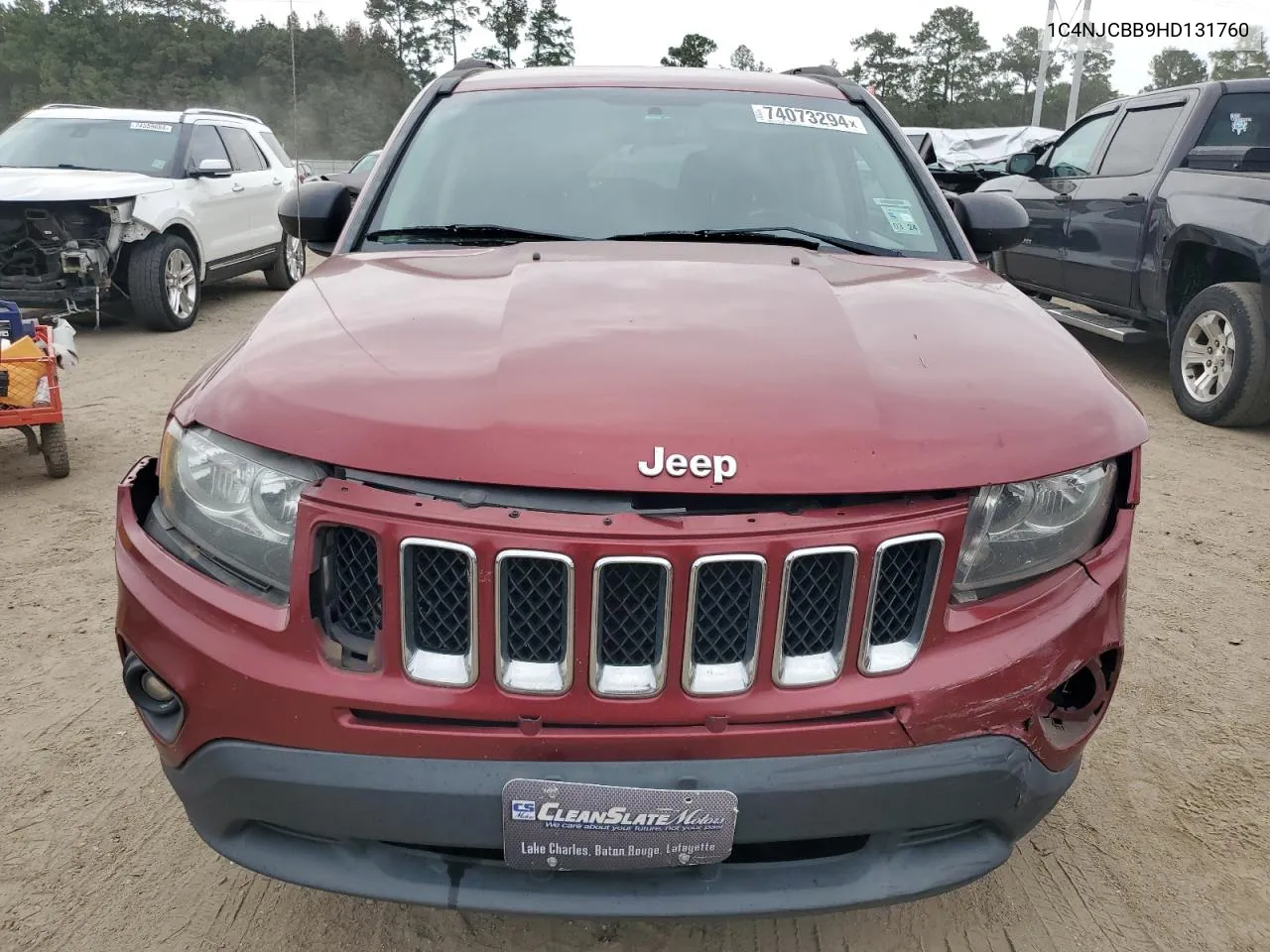 2017 Jeep Compass Sport VIN: 1C4NJCBB9HD131760 Lot: 74073294