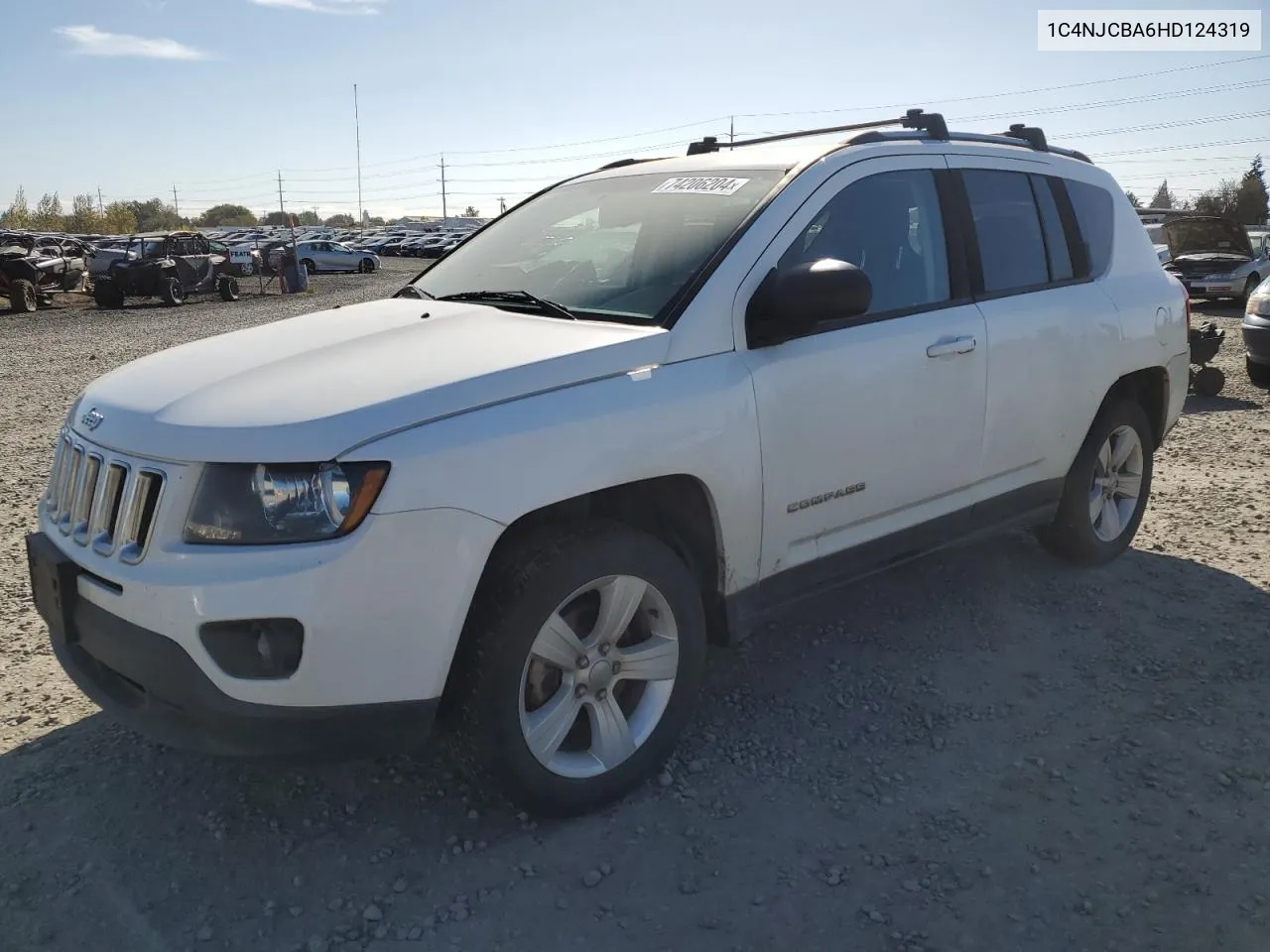 2017 Jeep Compass Sport VIN: 1C4NJCBA6HD124319 Lot: 74206204