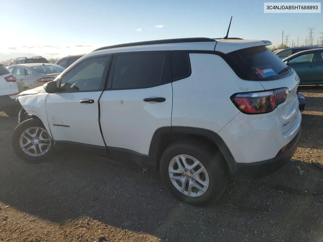 2017 Jeep Compass Sport VIN: 3C4NJDAB5HT688893 Lot: 74945014