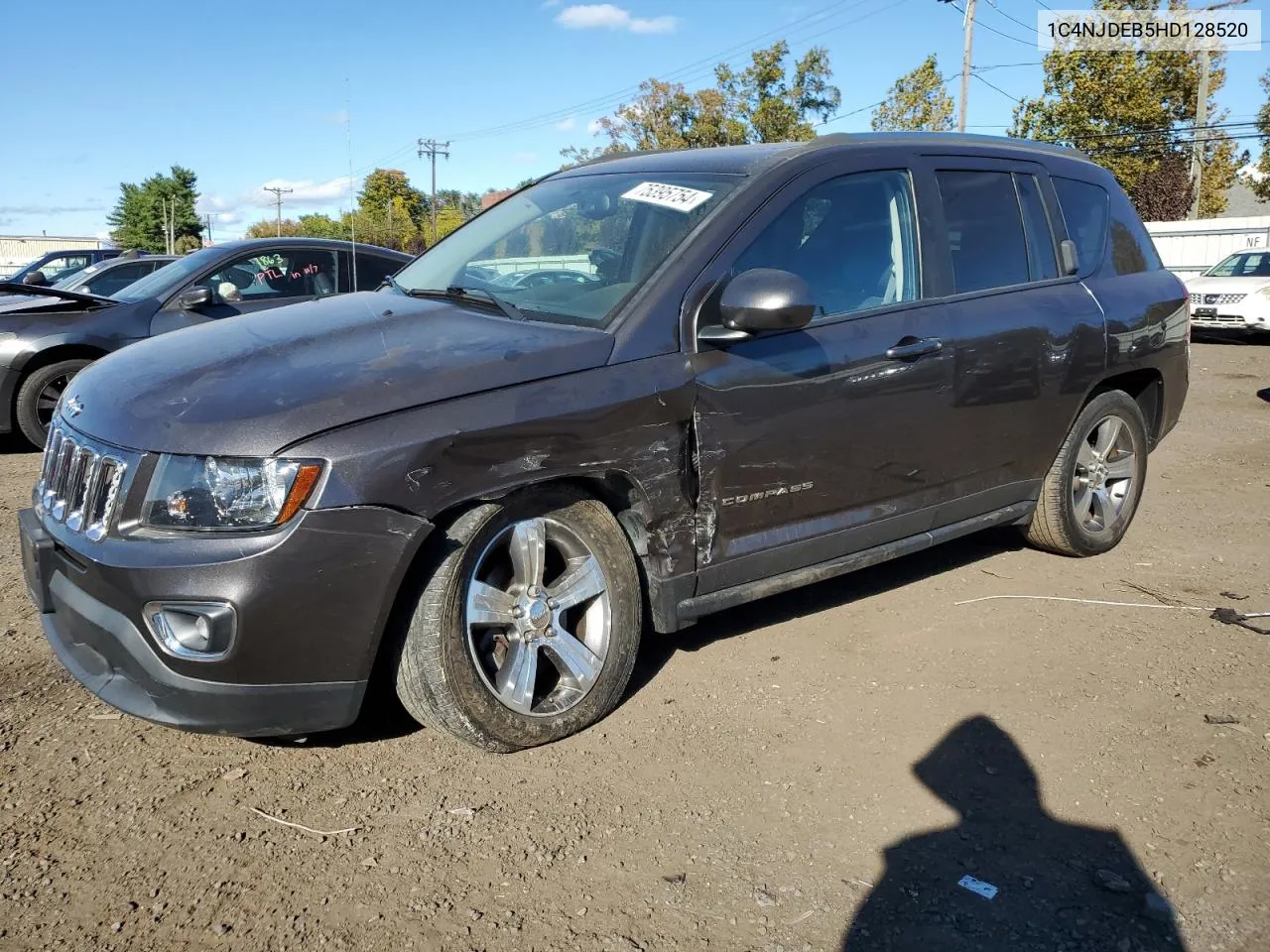 2017 Jeep Compass Latitude VIN: 1C4NJDEB5HD128520 Lot: 75395754