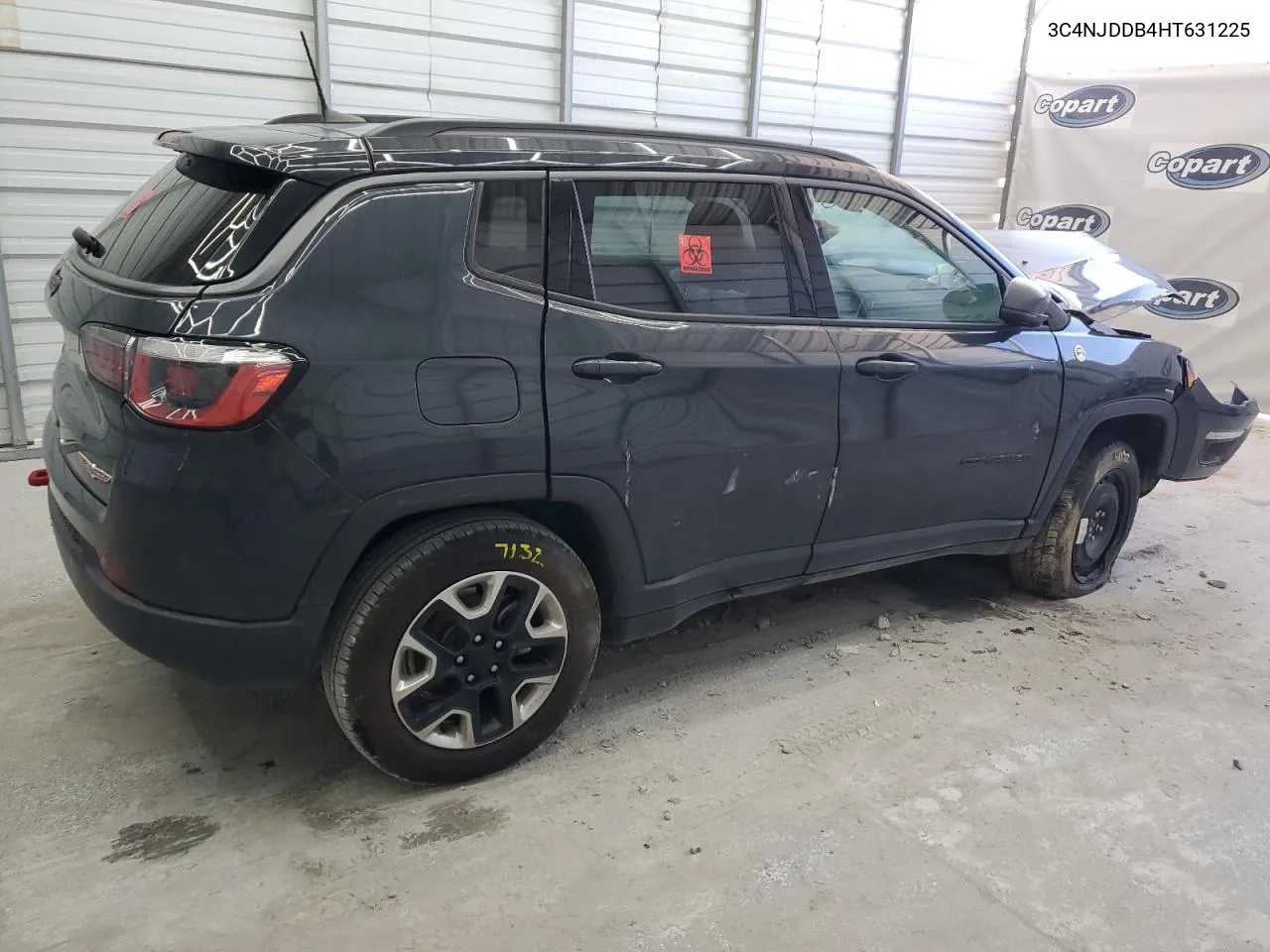 2017 Jeep Compass Trailhawk VIN: 3C4NJDDB4HT631225 Lot: 75675994