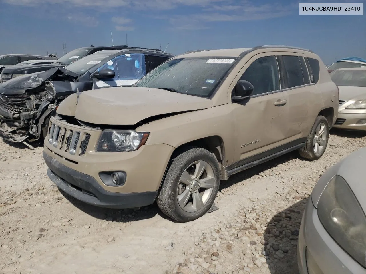 2017 Jeep Compass Sport VIN: 1C4NJCBA9HD123410 Lot: 75711534