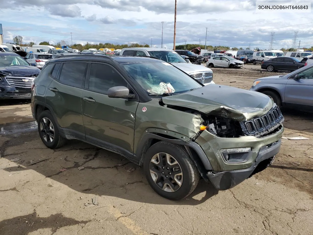 3C4NJDDB6HT646843 2017 Jeep Compass Trailhawk