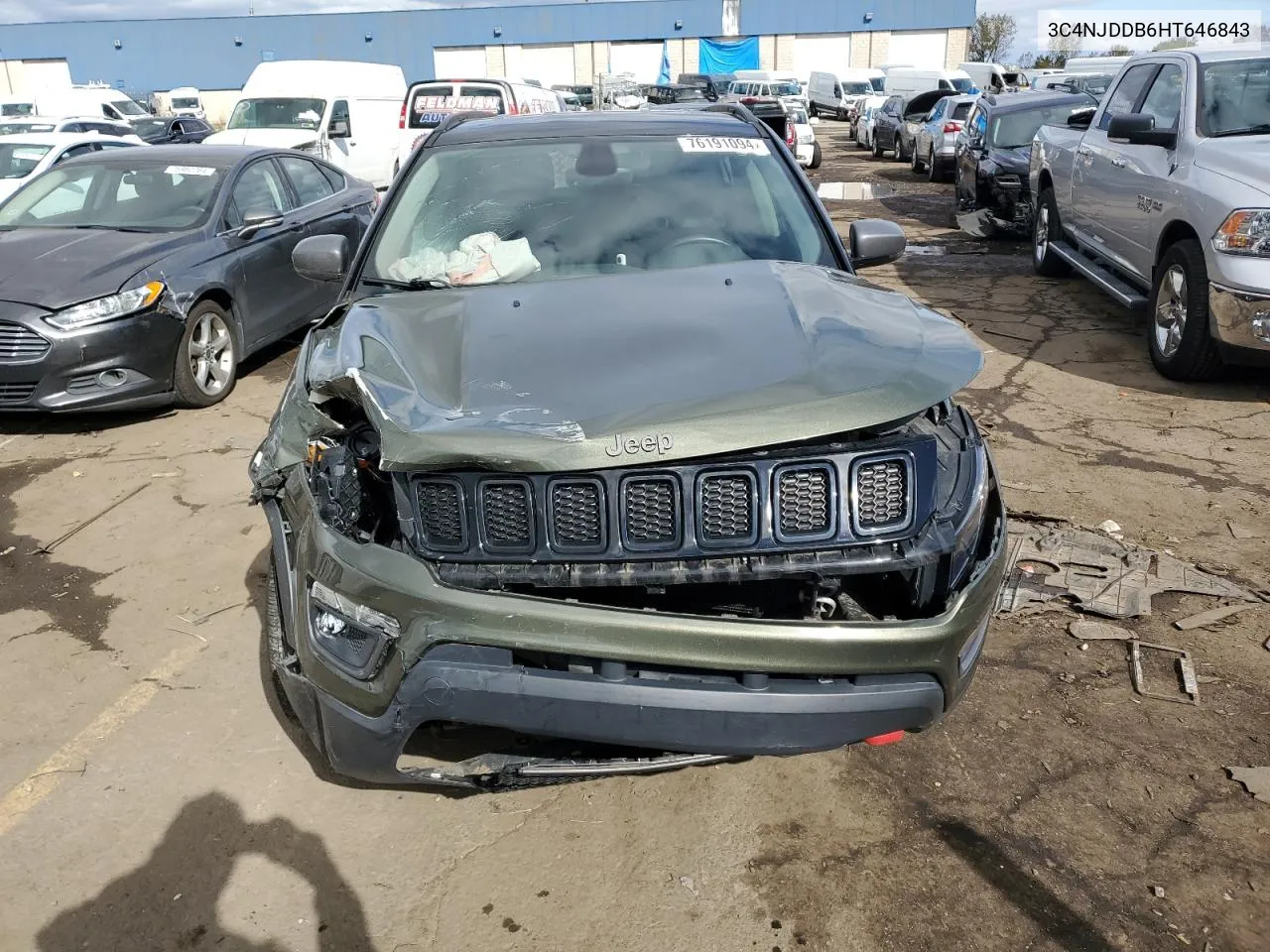 3C4NJDDB6HT646843 2017 Jeep Compass Trailhawk