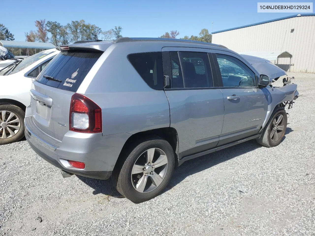 2017 Jeep Compass Latitude VIN: 1C4NJDEBXHD129324 Lot: 76619124