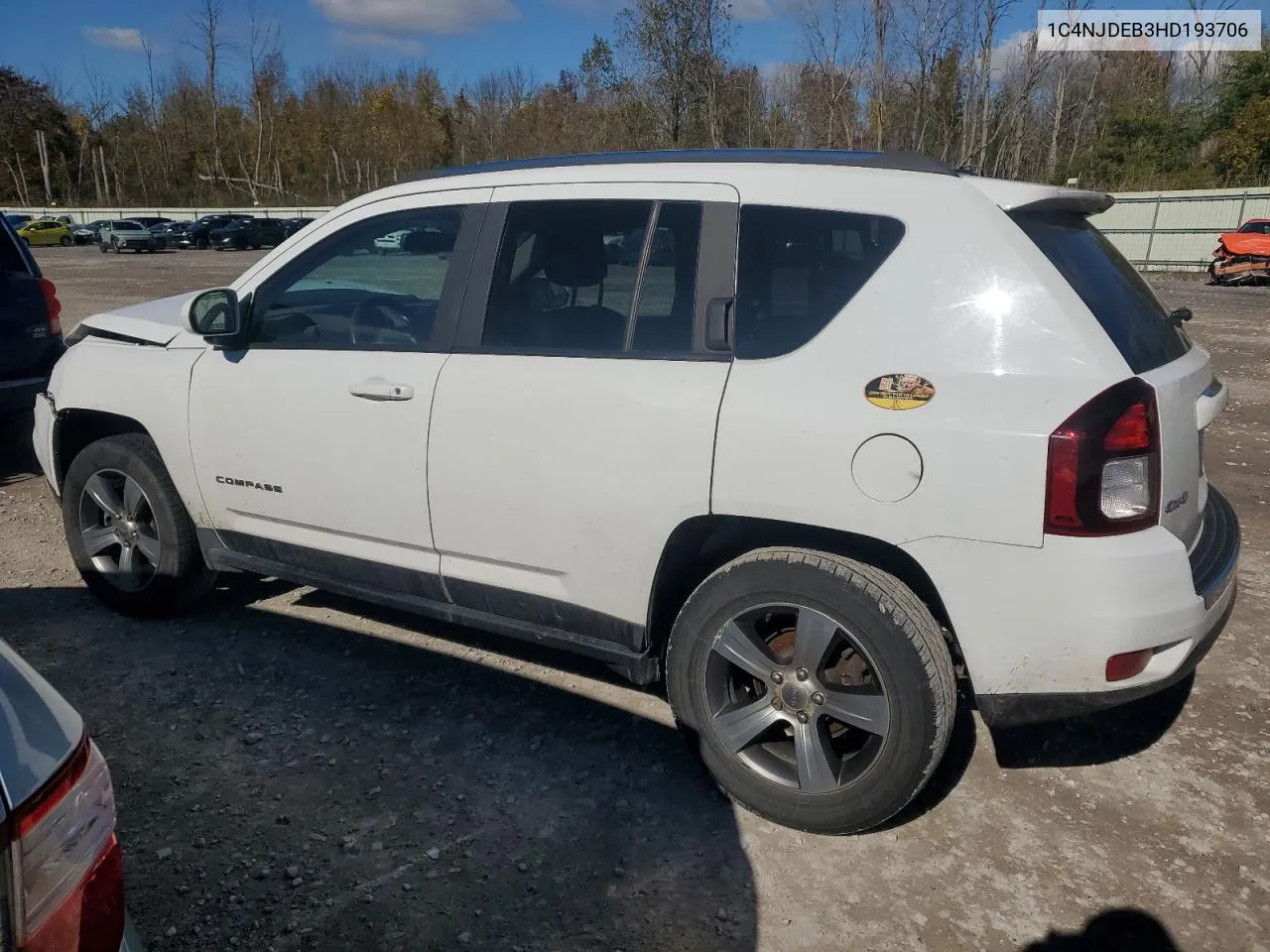 1C4NJDEB3HD193706 2017 Jeep Compass Latitude