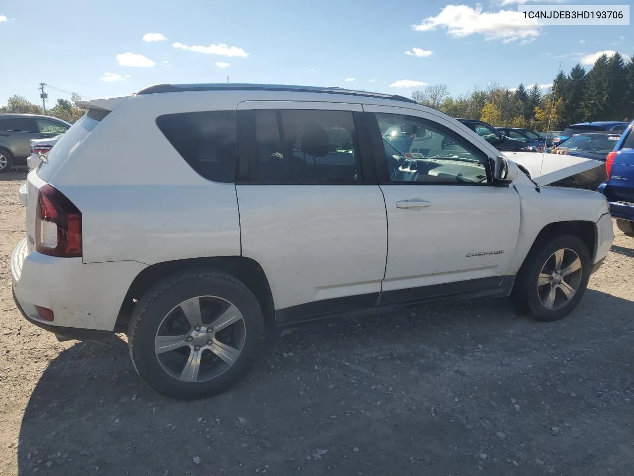 1C4NJDEB3HD193706 2017 Jeep Compass Latitude