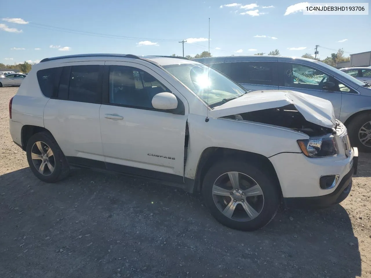 1C4NJDEB3HD193706 2017 Jeep Compass Latitude